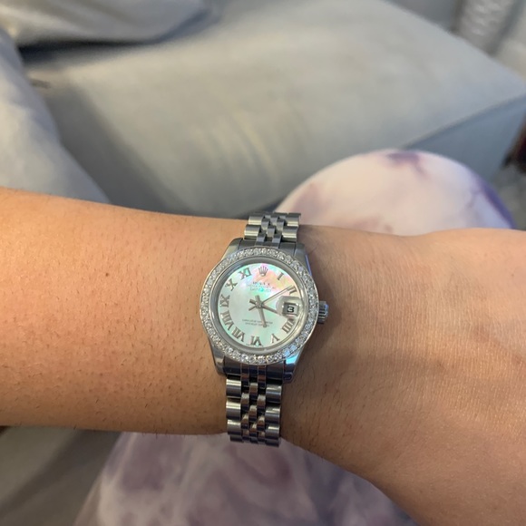 Rolex 26mm Ladies Datejust MOP factory dial - Picture 8 of 10